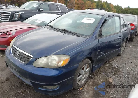 2008 Toyota Corolla S z USA, uszkodzony, nr VIN 2T1BR32E98C907534